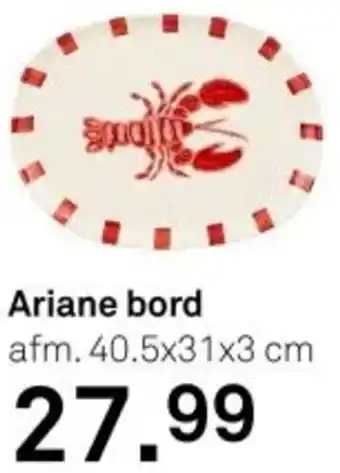 Karwei Ariane bord aanbieding