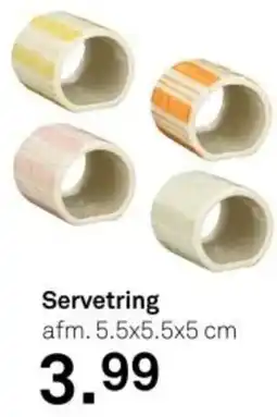 Karwei Servetring aanbieding