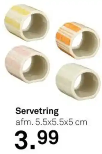 Karwei Servetring aanbieding