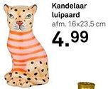 Karwei Kandelaar luipaard aanbieding