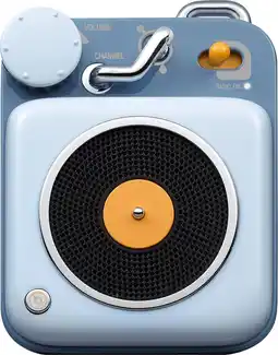 Bol.com MUZEN Button Mini - Draagbare Draadloze Bluetooth Luidspreker - Berry Blauw aanbieding