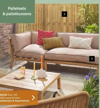 Karwei Palletsets & palletkussens aanbieding
