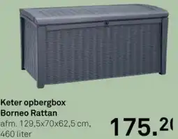 Karwei Keter opbergbox Borneo Rattan aanbieding