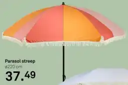 Karwei Parasol streep aanbieding