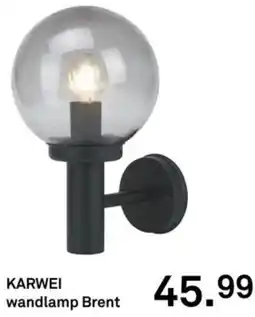 Karwei KARWEI wandlamp Brent aanbieding