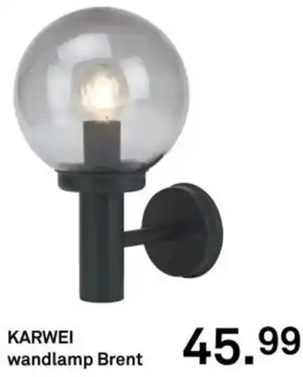 Karwei KARWEI wandlamp Brent aanbieding