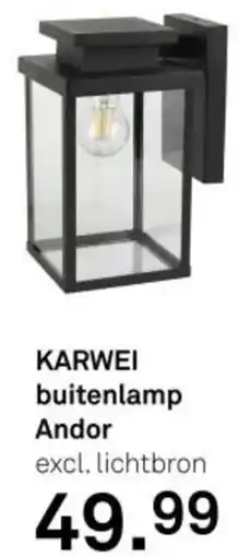 Karwei KARWEI buitenlamp Andor aanbieding