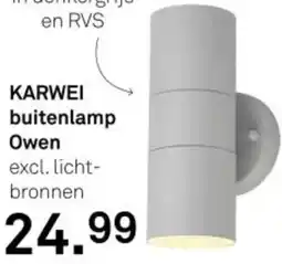 Karwei KARWEI buitenlamp Owen aanbieding