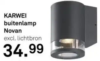 Karwei KARWEI buitenlamp Novan aanbieding