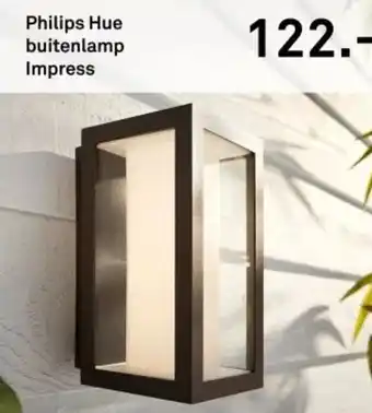 Karwei Philips Hue buitenlamp Impress aanbieding