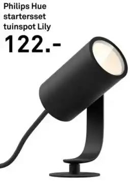 Karwei Philips Hue startersset tuinspot Lily aanbieding