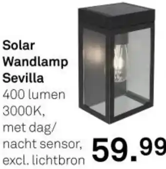 Karwei Solar Wandlamp Sevilla aanbieding