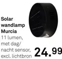 Karwei Solar wandlamp Murcia aanbieding