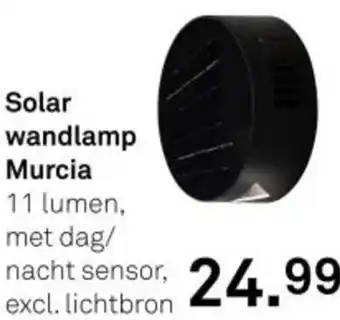 Karwei Solar wandlamp Murcia aanbieding