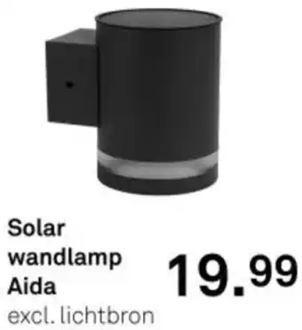 Karwei Solar wandlamp Aida aanbieding