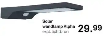 Karwei Solar wandlamp Alpha aanbieding