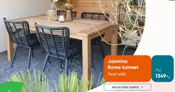 Van der Garde tuinmeubelen Jasmine Rome tuinset aanbieding