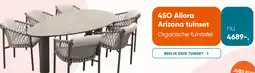 Van der Garde tuinmeubelen 4SO Allora Arizona tuinset aanbieding