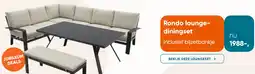 Van der Garde tuinmeubelen Rondo lounge diningset aanbieding