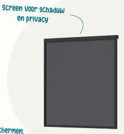 Van der Garde tuinmeubelen Screen voor schaduw en privacy aanbieding