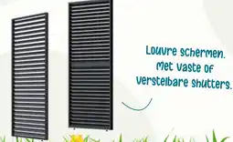 Van der Garde tuinmeubelen Louvre schermen. aanbieding