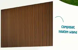 Van der Garde tuinmeubelen Composiet houten wand aanbieding