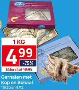 Butlon Garnalen met Kop en Schaal aanbieding