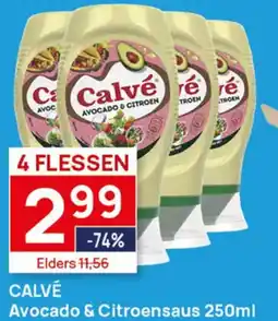 Butlon Calvé Avocado & Citroensaus aanbieding