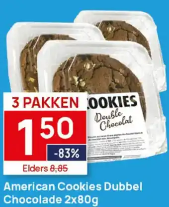 Butlon American Cookies Dubbel Chocolade aanbieding