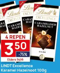 Butlon LINDT Excellence Karamel Hazelnoot aanbieding