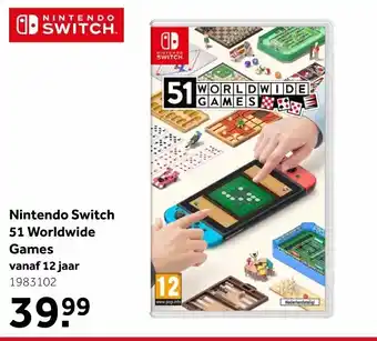 Intertoys Nintendo Switch 51 Worldwide Games 12 jaar 1983102 aanbieding