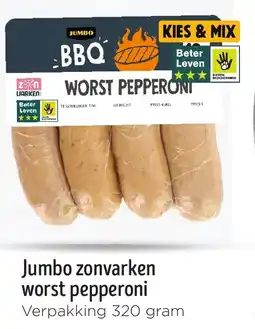 Jumbo Jumbo zonvarken worst pepperoni aanbieding