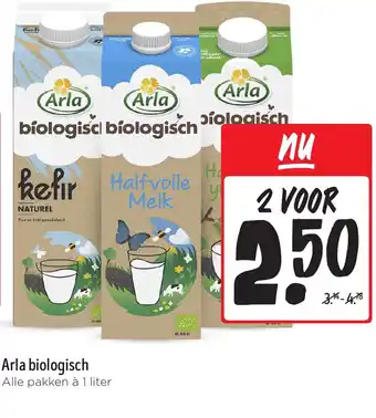 Jumbo Arla biologisch aanbieding