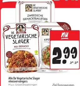 Jumbo Alle De Vegetarische Slager vleesvervangers aanbieding