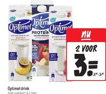 Jumbo Optimel drink aanbieding
