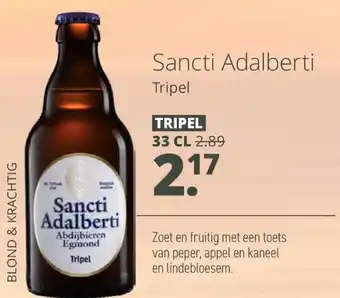 Mitra Sancti Adalberti Tripel aanbieding