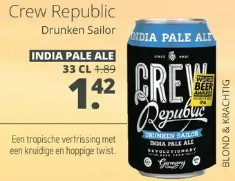 Mitra Crew Republic Drunken Sailor aanbieding
