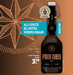 Mitra Paix Dieu Nova aanbieding