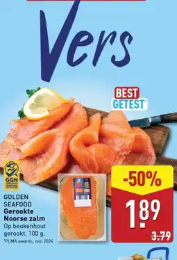 ALDI Golden seafood gerookte noorse zalm aanbieding