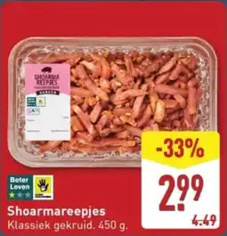 ALDI Shoarmareepjes aanbieding