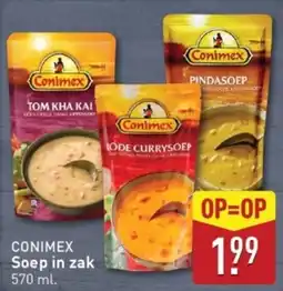 ALDI Conimex soep in zak aanbieding
