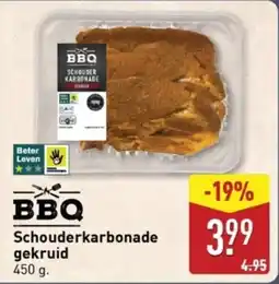 ALDI BBQ Schouderkarbonade gekruid aanbieding
