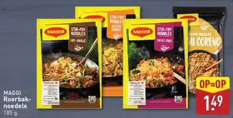 ALDI Maggi roerbak noedels aanbieding