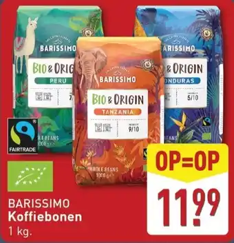 ALDI Barissimo koffiebonen aanbieding