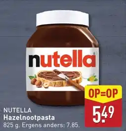 ALDI Nutella hazelnootpasta aanbieding