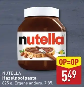 ALDI Nutella hazelnootpasta aanbieding