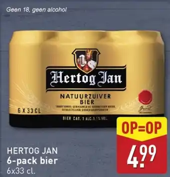 ALDI Hertog jan bier aanbieding