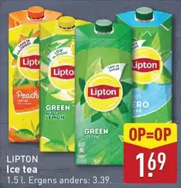 ALDI Lipton ice tea aanbieding