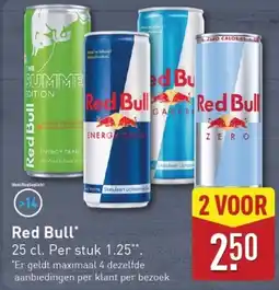 ALDI Red Bull aanbieding