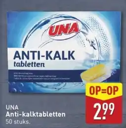 ALDI Una anti-kalktabletten aanbieding